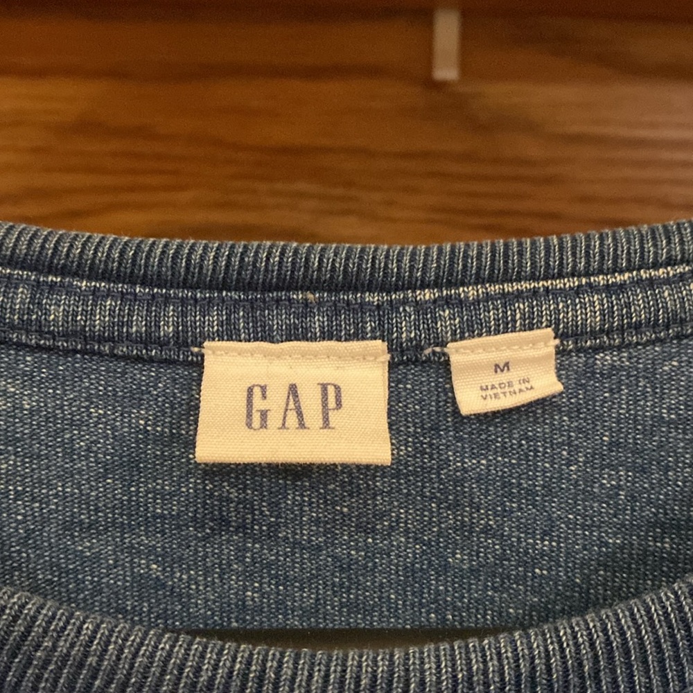 GAP Blue Short-Sleeve Knit T-Shirt Dress - Picture 2 of 8